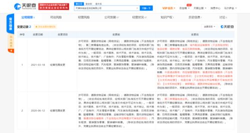滴滴貨運經營范圍新增外賣遞送服務 食品互聯網銷售等